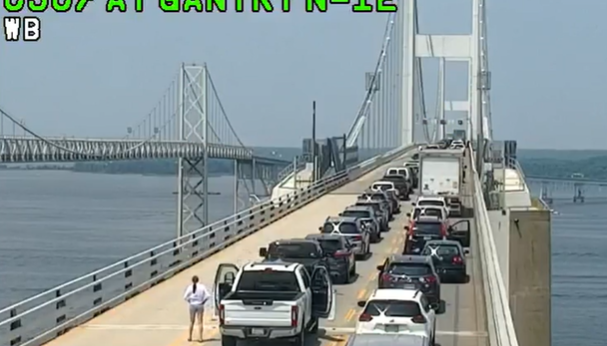 Multi-vehicle crash closes Chesapeake Bay Bridge westbound lanes